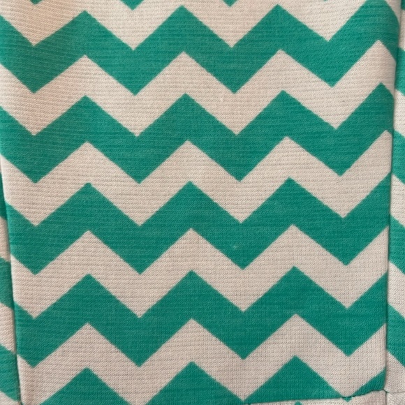 Chevron Peplum Dress - Picture 2 of 6